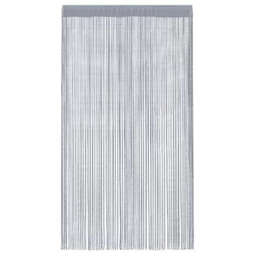2 db világosszürke zsinórfüggöny 140 x 250 cm