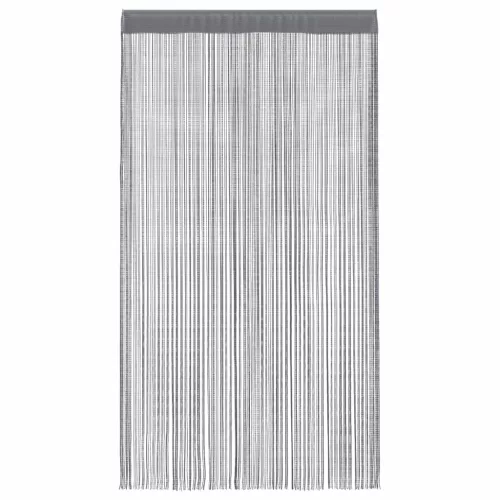 2 db antracit színű zsinóros függöny 100 x 250 cm