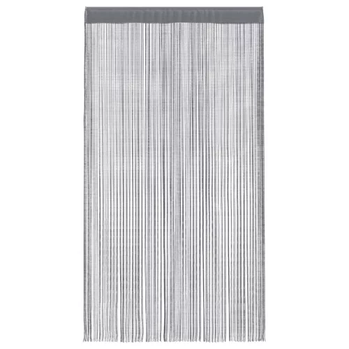 2 db antracit színű zsinóros függöny 140 x 250 cm