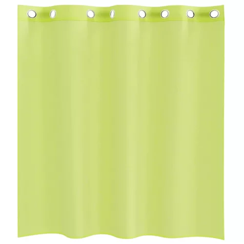 2 db almazöld fátyolfüggönyök rojtokkal 140x140 cm