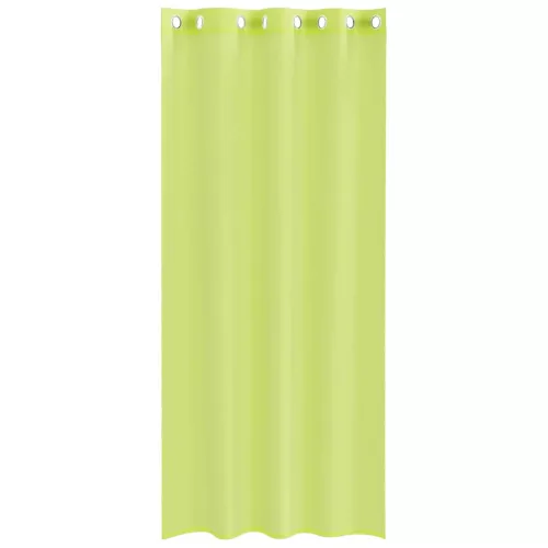2 db almazöld fátyolfüggönyök rojtokkal 140x225 cm