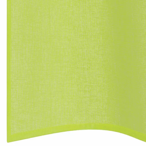 2 db almazöld fátyolfüggönyök rojtokkal 140x225 cm