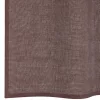 2 db barna fátyolfüggönyök rojtokkal 140x140 cm