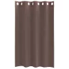 2 db barna fátyolfüggönyök rojtokkal 140x175 cm