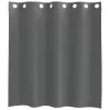 2 db sötétszürke fátyolfüggönyök rojtokkal 140x140 cm