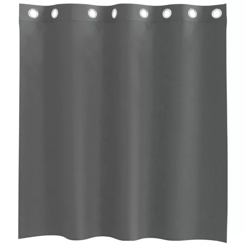 2 db sötétszürke fátyolfüggönyök rojtokkal 140x140 cm