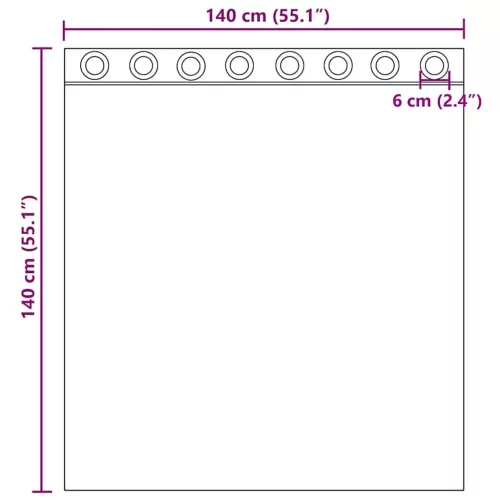 2 db sötétszürke fátyolfüggönyök rojtokkal 140x140 cm