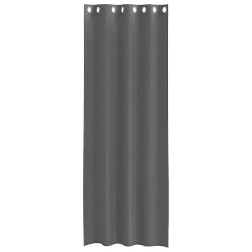 2 db sötétszürke fátyolfüggönyök rojtokkal 140x260 cm