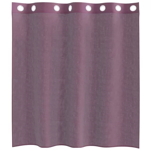 2 db lila fátyolfüggönyök rojtokkal 140x140 cm