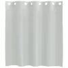 2 db világosszürke fátyolfüggönyök rojtokkal 140x140 cm