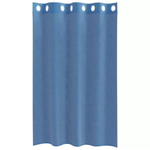 2 db királykék voile függönyök grommets