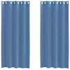 2 db királykék voile függönyök grommets