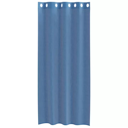 2 db királykék voile függönyök grommets