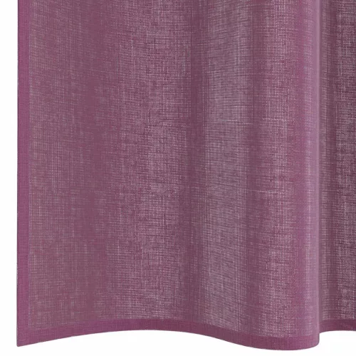2 db lila voile függönyök rúd zsebekkel