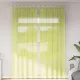 2 db almazöld fátyolfüggönyök fülecske tetejével 140x260 cm
