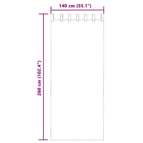 2 db almazöld fátyolfüggönyök fülecske tetejével 140x260 cm