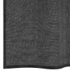 2 db fekete fátyolfüggönyök fülecske tetejével 140x260 cm