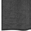 2 db fekete fátyolfüggönyök fülecske tetejével 140x260 cm