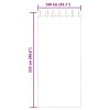 2 db fekete fátyolfüggönyök fülecske tetejével 140x260 cm