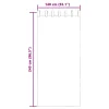 2 db fekete fátyolfüggönyök fülecske tetejével 140x260 cm