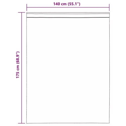 2 db barna fátyolfüggönyök fülecske tetejével 140x260 cm