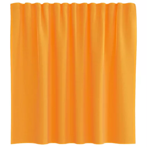 2 db narancssárga fátyolfüggönyök hurokkal 140x140 cm