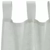 2 db világosszürke fátyolfüggönyök hurokkal 140x140 cm