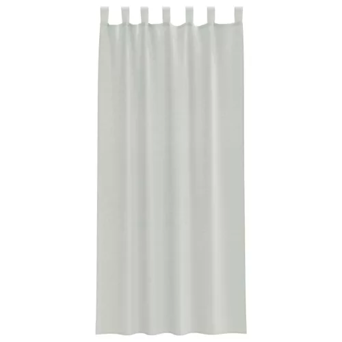 2 db világosszürke fátyolfüggönyök hurokkal 140x225 cm