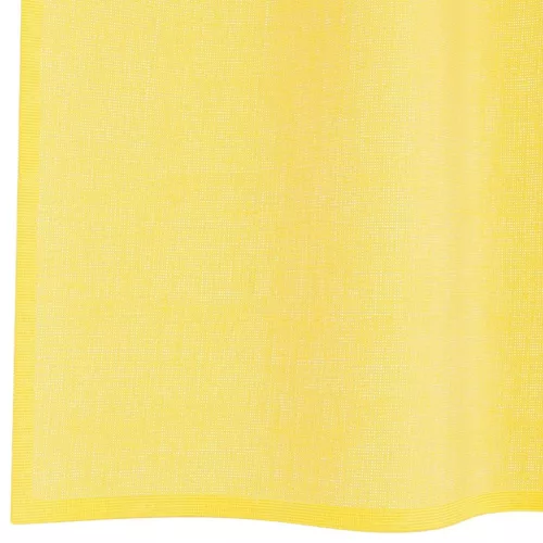 2 db sárga fátyolfüggönyök hurokkal 140x225 cm