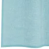 2 db türkizkék fátyolfüggönyök hurokkal 140x140 cm
