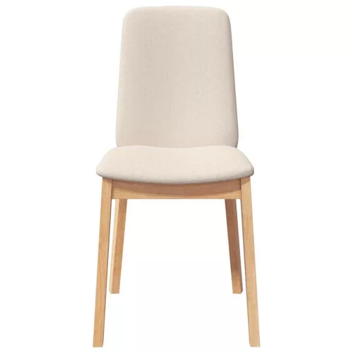 2 db tömörfa gumiból készült étkezőszékek párnákkal