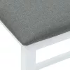 2 db fehér tömörfa gumiból bárszékek párnákkal