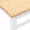 2 db fehér tömörfa gumiból bárszékek