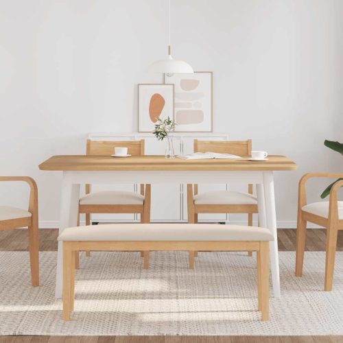 Tömörfa gumiból pad 110 cm