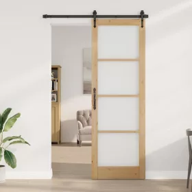 Belső Ajtó Üveggel ORKDAL Barna 78 x 232 cm