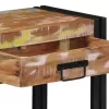 Konzolasztal Sokszínű 90 x 33 x 75 cm tömör újrahasznosított fa
