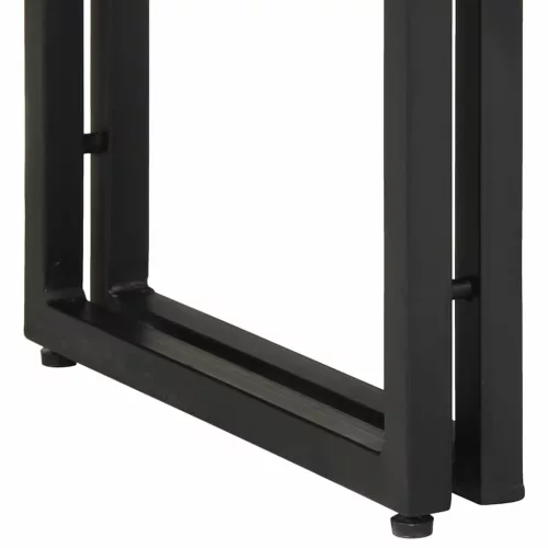 Konzolasztal fiókkal Barna 120 x 33 x 75 cm tömör mangófa