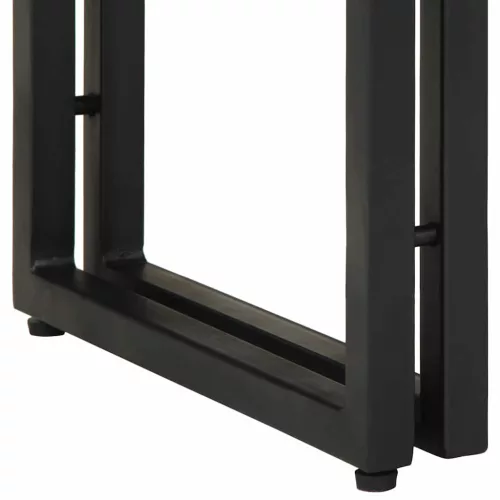 Konzolasztal fiókkal Barna 90 x 33 x 75 cm tömör mangófa