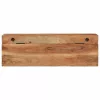 Kabáthorog polcokkal Barna 73 x 19 x 23 cm Tömör akácfa