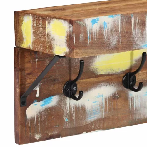 Kabáthorog Barna 73 x 19 x 23 cm Tömör újrahasznosított fa