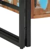 Cipő Szekrény Fekete 30 x 30 x 40 cm Tömör újrahasznosított fa