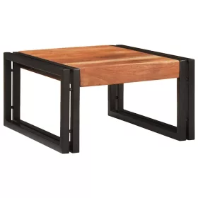   Fürdőszobai polc polcokkal 40 x 50 x 23 cm Tömör mangófa és vas