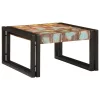 Fürdőszobai polc polcokkal 60 x 50 x 23 cm Tömör mangófa és vas