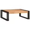 Fürdőszobai polc polcokkal 65 x 50 x 23 cm Tömör mangófa és vas