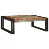 Fürdőszobai polc polcokkal 65 x 50 x 23 cm Tömör mangófa és vas
