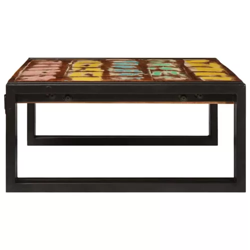 Fürdőszobai polc polcokkal 65 x 50 x 23 cm Tömör mangófa és vas