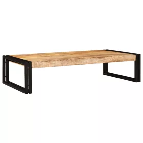 Fürdőszobai polc 100 x 50 x 23 cm Tömör mangófa és vas