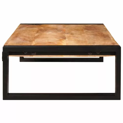 Fürdőszobai polc 100 x 50 x 23 cm Tömör mangófa és vas