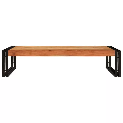 Fürdőszobai polc 100 x 50 x 23 cm Tömör mangófa és vas