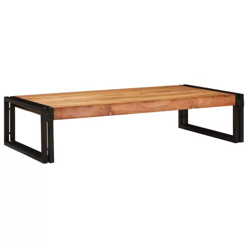 Fürdőszobai polc 100 x 50 x 23 cm Tömör mangófa és vas